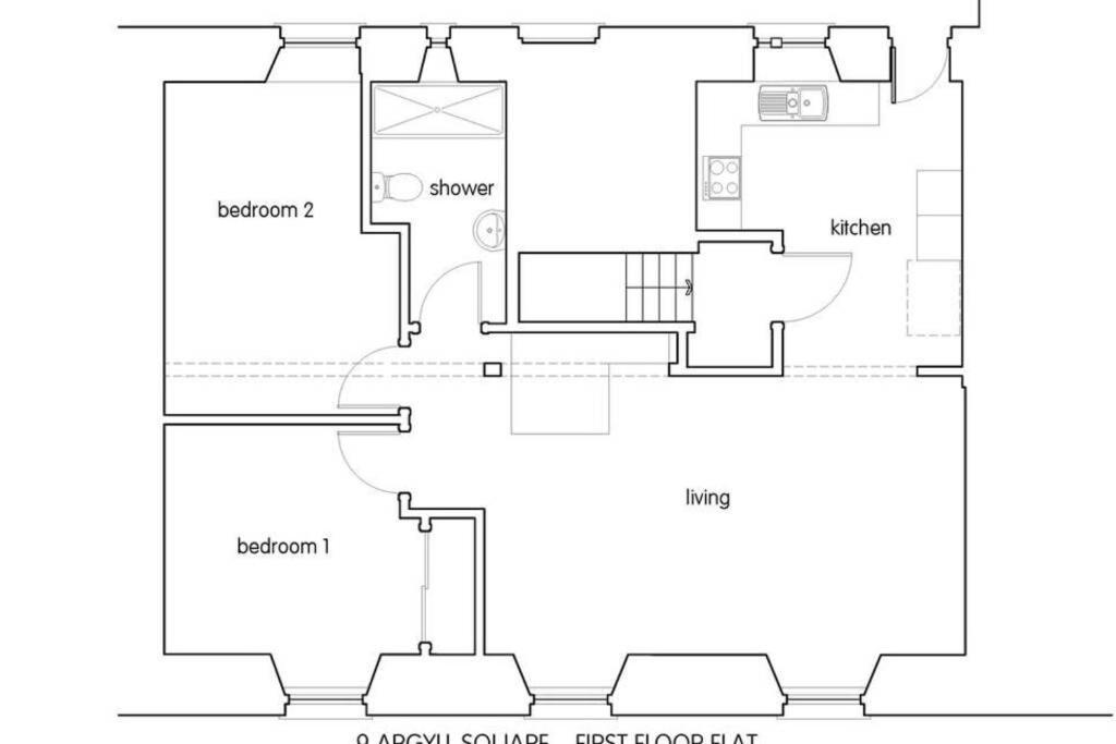 Argyle Square Apartment Oban Dış mekan fotoğraf